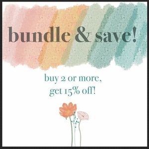 bundle & save! Buy 2+, get 15% off!